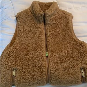 J.Crew Plush fleece excursion vest